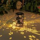 Lanterna solar Hummingbird, luzes LED impermeáveis suspensas ao ar livre, decoração de jardim de pássaros de metal para quintal, pátio, gramado, varanda, quintal, Natal, presentes de aniversário para mulheres, mãe, avó, decoração de exterior