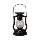 Lanterna Solar LED Vintage Rústica Com Efeito De Chama Piscante Para Decoração De Halloween