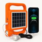 Lanterna Solar Recarregável LED PowerBank Lâmpada Emergência