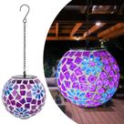 Lanterna solar suspensa Wonder Solar Waterproof Purple Mosaic