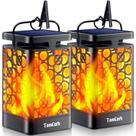 Lanterna solar TomCare, pacote atualizado de Flickering Flame com 2