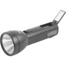 Lanterna Tática Bom-vink 2000 Lumens Bom-4317 Led Recarregável Laser Preto Branco