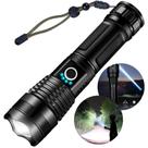 Lanterna tática Emergência Super laser Hiper zoom potente recarregável multifunção Lanterna tática Emergência Super laser Hiper zoom potente recarregável multifunção