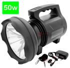 Lanterna tática Farolete Holofote Farol Recarregável Super LED 50W Mais Forte Longo Alcance Fazenda A Prova d'água Strob