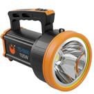 Lanterna Tática Holofote 100W LED Portátil Profissional Alcance 2KM Albatroz Caça Pesca Camping