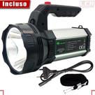 Lanterna Tática Holofote De Mão Dp-7313 14 Horas 3 Funções Com Super Led Potente Bateria 6000Mah