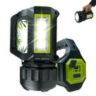 Lanterna Tática Holofote de Mão LED Recarregável 100000 Lúmens com 7 Modos de Iluminação, Super Bril