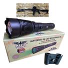 Lanterna Tática LED Verde JYX Super Forte Longo Alcance Zoom Ajustável Alta Intensidade Recarregável Suporte Univejy520L
