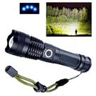 Lanterna Tática Militar T9 Acampamento Recarregável USB Led