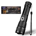 Lanterna Tática Militar T9 Recarregável Ultra Potente Zoom Acampamento Camping Sítio Fazenda Led Super Forte Profissional