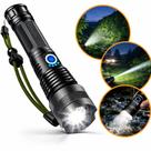 Lanterna Tática T9 P50 Super Potente Recarregável USB, Alta Luminosidade para Camping, Sítio, Fazenda e Segurança