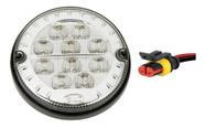 Lanterna Traseira 125mm Ônibus Comil Mascarello Neobus 10 LED CR 24V + Conector