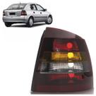 Lanterna Traseira Astra Hatch 1998 1999 2000 2001 2002 Tricolor Fumê Lisa Acrílico Carcaça Cinza