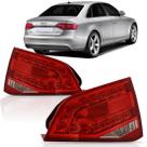 Lanterna traseira audi a4 2010 a 2013 tampa c/led