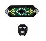 Lanterna Traseira Bike Seta E Controle Sem Fio 32 Leds USB