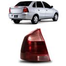 Lanterna Traseira Corsa Sedan 2003 2004 2005 2006 2007 2008 2009 2010 2011 Ré Rosa