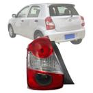 Lanterna traseira etios hatch re cristal 2013/2018 esquerdo