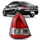 Lanterna Traseira Etios Sedan Platinum 2013/2016 Esquerda Lanterna Traseira Etios Sedan Platinum 2013/2016 Esquerda