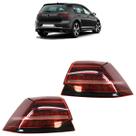 Lanterna Traseira Golf 2018 2019 2020 2021 Bicolor Led Canto Lente lisa Acrílico