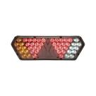 Lanterna Traseira Guerra Motion Silver Cristal LED 12/24v LE Lantersul