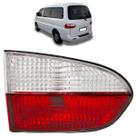 Lanterna Traseira H1 Starex 2000 2001 2002 2003 2004 Bicolor Estriado Acrílico PortaMalas