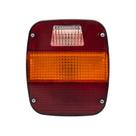 Lanterna Traseira LED 12V Ford Volks Marmitão Âmbar Lado Esquerdo Com Vigia Branco Lantersul
