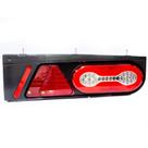 Lanterna Traseira Led 42 Leds Carreta Randon 24V Com Triângulo Direito - Pradolux - PL2700.33.67