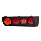 Lanterna Traseira LED Carreta Randon Bivolt 12V 24V
