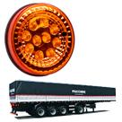 Lanterna Traseira LED Facchini 125mm Âmbar Bivolt Lanterna Traseira LED Facchini 125mm Âmbar Bivolt