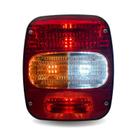 Lanterna Traseira LED Ford Volks Euro 5 Lado Esquerdo Com Vigia Metalizado 24V Lantersul