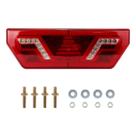 Lanterna Traseira Led Guerra Pisca Sequencial 24v Ld Ou Le