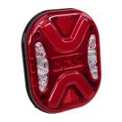 Lanterna Traseira LED MEX Vermelha Bivolt 12V 24V Lado Esquerdo
