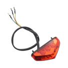 Lanterna Traseira LED Mini 12V Para Moto, Luz De Freio Para Dirt Bike, ATV, Chopper, Scooter,