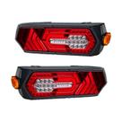 Lanterna Traseira LED Turn Completa Bivolt 12v 24v Fixação Superior Par Sinalsul