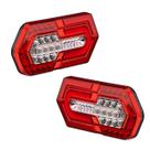 Lanterna Traseira LED Turn Exclusiva Sequencial Bivolt 12v 24v Par Sinalsul