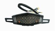 Lanterna Traseira Led Universal Cristal C/ Luz placa