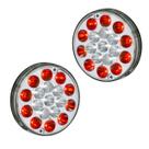 Lanterna Traseira Multifunção LED Cristal 12v 24v Posição Freio Ré Par Sinalsul