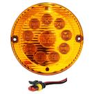 Lanterna Traseira Ônibus Caminhão 155mm 10 LED 24V AM c/Conector
