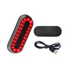 Lanterna Traseira Para Capacete De Moto À Prova d'Água Com Interruptor Touch, Luz Traseira Para