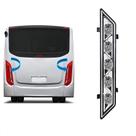 Lanterna Traseira para Ônibus Caio Apache VIP 5LED AM 24V Lanterna Traseira para Ônibus Caio Apache VIP 5LED AM 24V