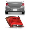 Lanterna Traseira Prisma 2017 A 2019 Bicolor Com Soquete