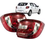 Lanterna Traseira Sandero 2015 16 17 18 19 2021 Bicolor Par 2 peças