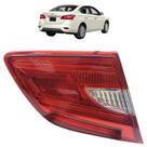 Lanterna Traseira Sentra 2017 2018 2019 2020 Porta Malas Bicolor Lente Lisa Acrílico Carcaça Cinza