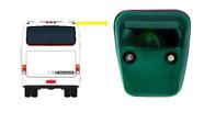 Lanterna Traseira Teto Vigia Verde com Soquete - Ônibus Marcopolo GV 1000 Viaggio Paradiso Lanterna Traseira Teto Vigia Verde com Soquete - Ônibus Marcopolo GV 1000 Viaggio Paradiso