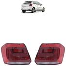 Lanterna Traseira Volkswagen Gol G7 G8 2016 A 2023 Bicolor Com Desenho Tridimensional