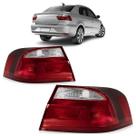 Lanterna Traseira Voyage G6 G7 G8 2013 A 2019 Bicolor Borda Preta Canto