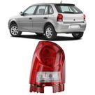 Lanterna Traseira Vw Gol G4 Bicolor 2005/2009 Esquerda Carcaça Vermelha