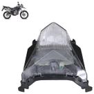 Lanterna Traseira XRE 300 2019 2020 2021 2022 2023 Transparente Led Estriada Acrílico