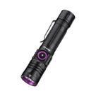 Lanterna UV De Alta Potência 365nm 395nm Recarregável USB Para Detecção De Manchas De Animais, Tinea