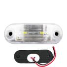 Lanterna Vigia Caminhão Baú Van 2 LED CRISTAL BIVOLT +Chicote